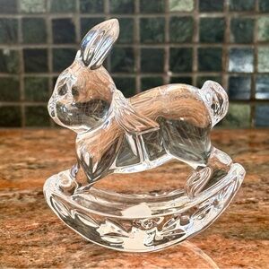 Crystal Bunny Figurine